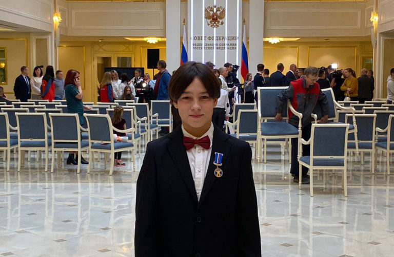 Тимофей Миронов награжден медалью Совета Федерации «За проявленное мужество»